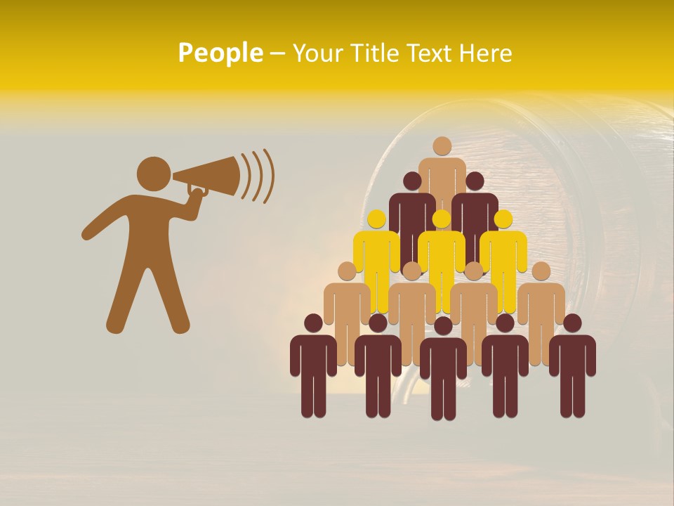 Wood Old Alcohol PowerPoint Template