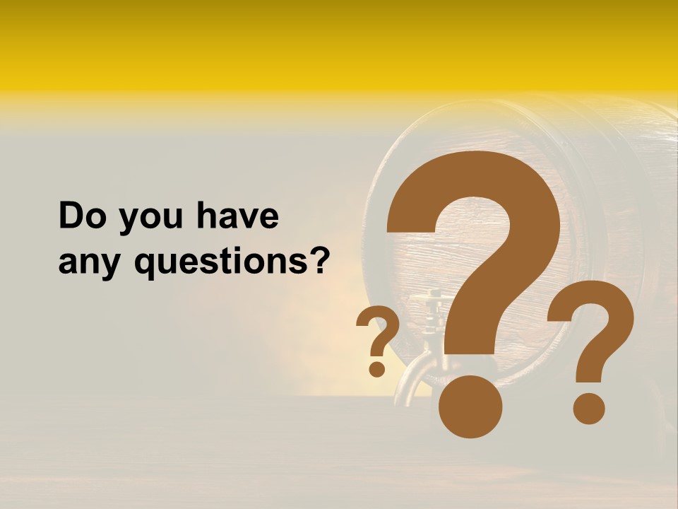 Wood Old Alcohol PowerPoint Template