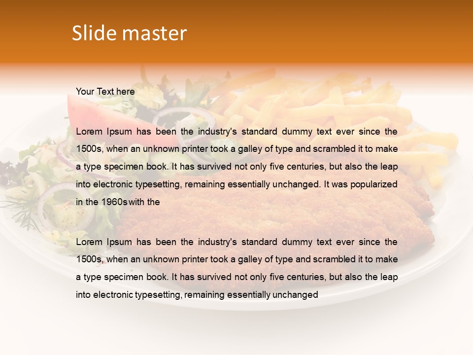 Sirloin Background Cooked PowerPoint Template