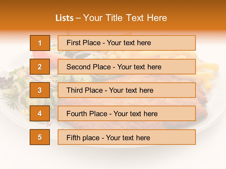 Sirloin Background Cooked PowerPoint Template