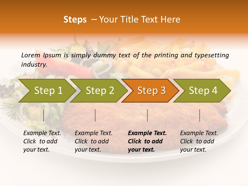 Sirloin Background Cooked PowerPoint Template
