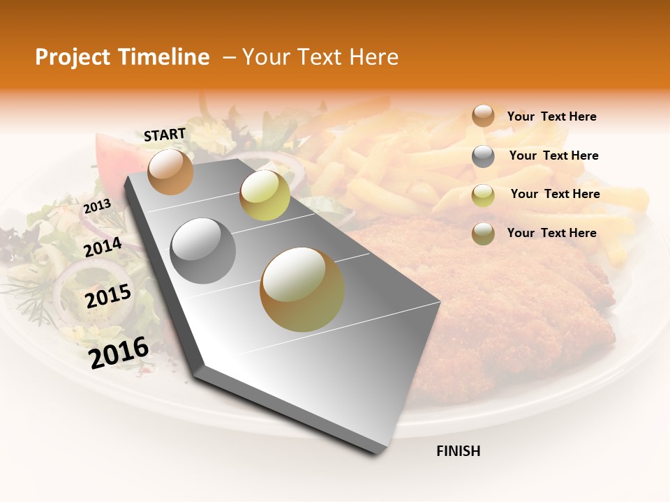 Sirloin Background Cooked PowerPoint Template
