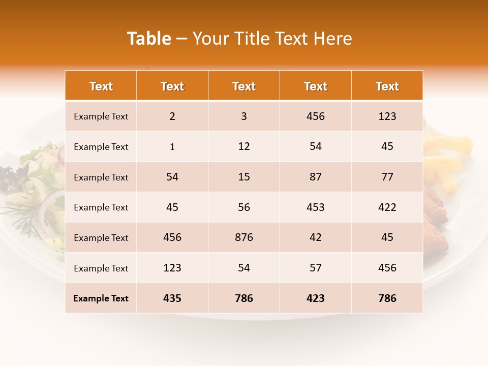 Sirloin Background Cooked PowerPoint Template