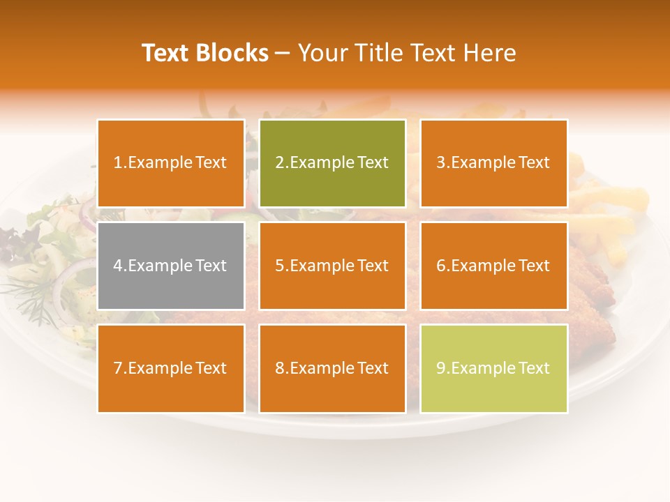 Sirloin Background Cooked PowerPoint Template