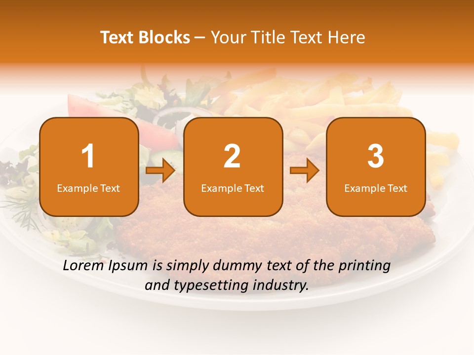 Sirloin Background Cooked PowerPoint Template