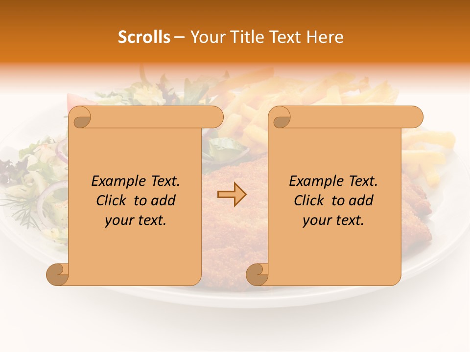 Sirloin Background Cooked PowerPoint Template
