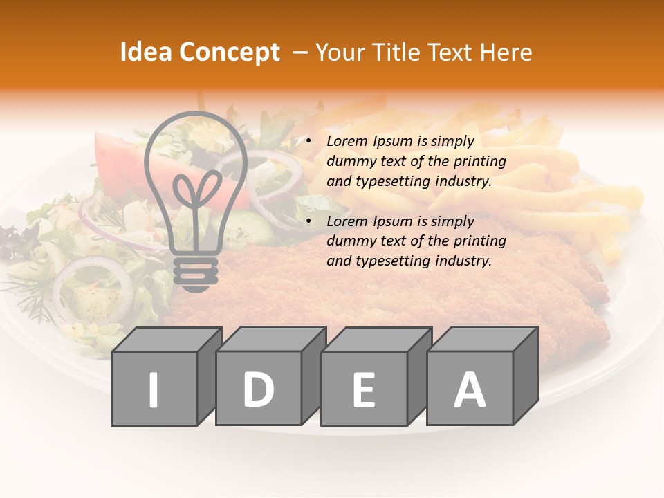 Sirloin Background Cooked PowerPoint Template