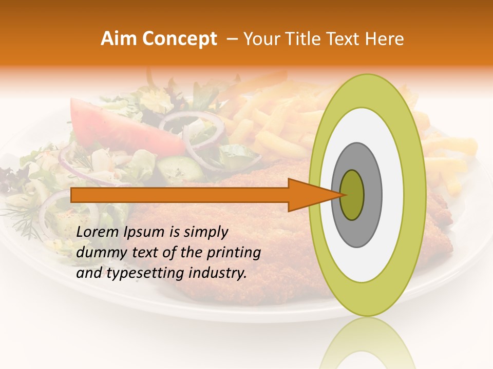 Sirloin Background Cooked PowerPoint Template