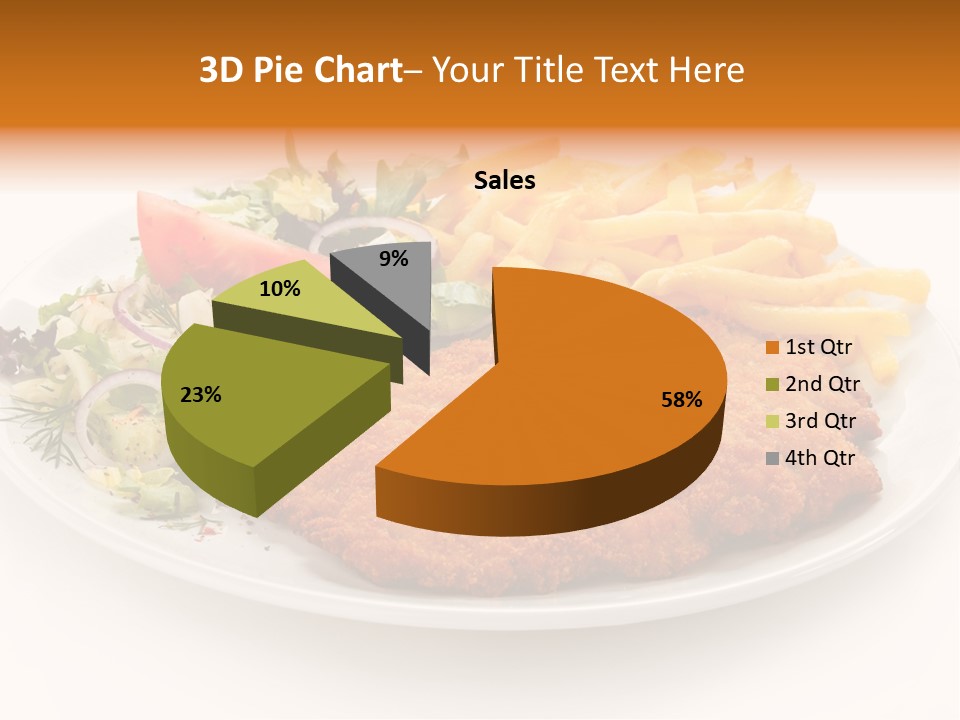 Sirloin Background Cooked PowerPoint Template