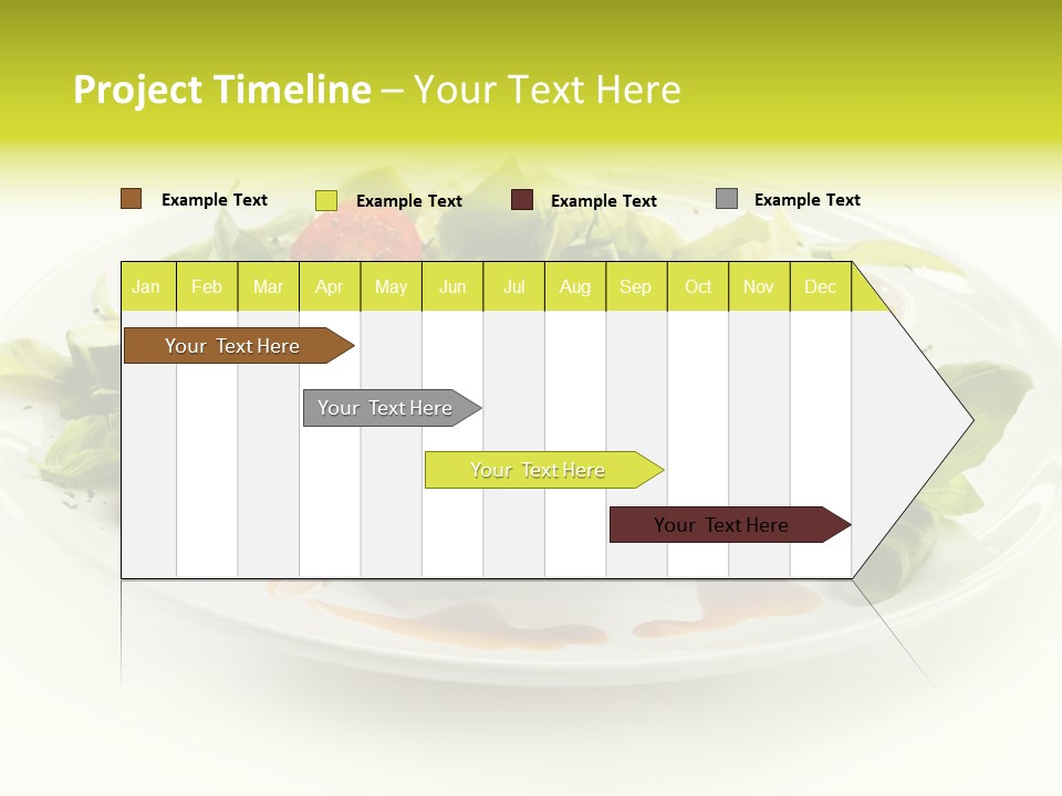 Cooked Fillet Vegetable PowerPoint Template