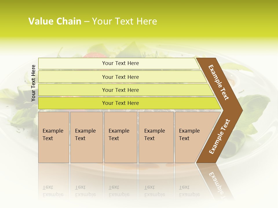 Cooked Fillet Vegetable PowerPoint Template