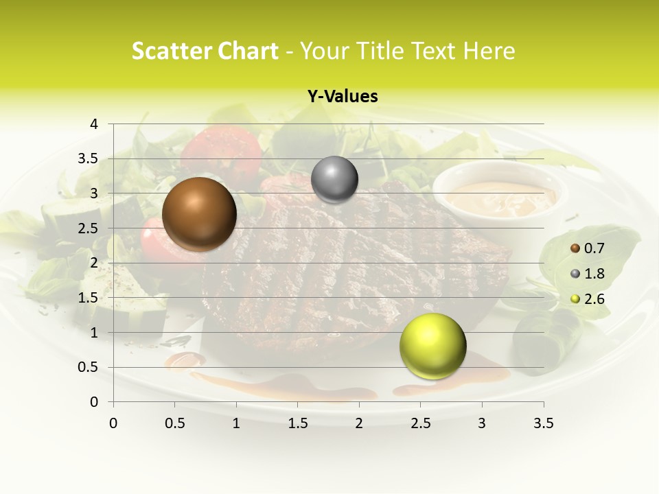 Cooked Fillet Vegetable PowerPoint Template