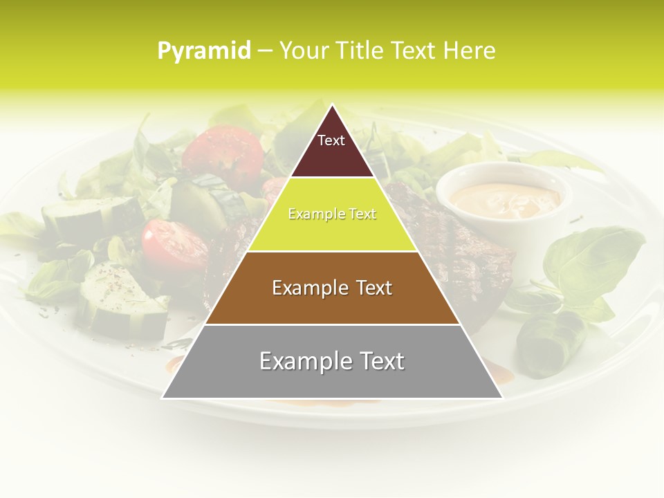 Cooked Fillet Vegetable PowerPoint Template