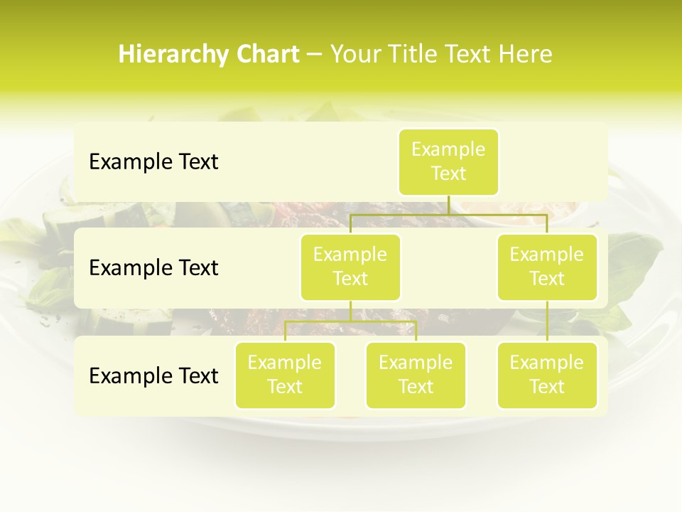 Cooked Fillet Vegetable PowerPoint Template