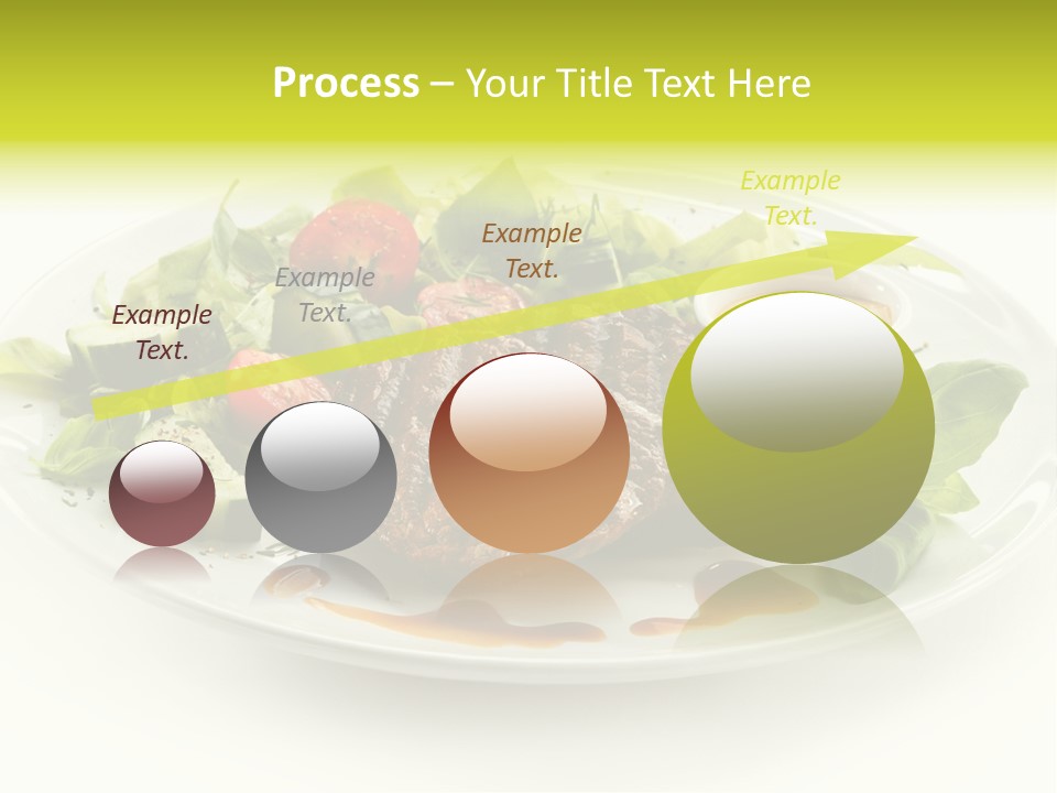 Cooked Fillet Vegetable PowerPoint Template