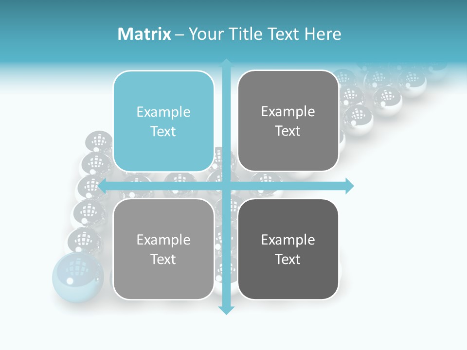 Sphere Sign Reflection PowerPoint Template