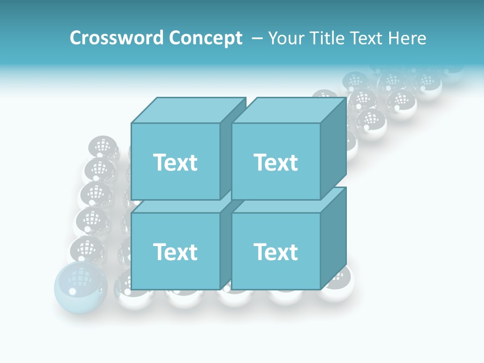 Sphere Sign Reflection PowerPoint Template