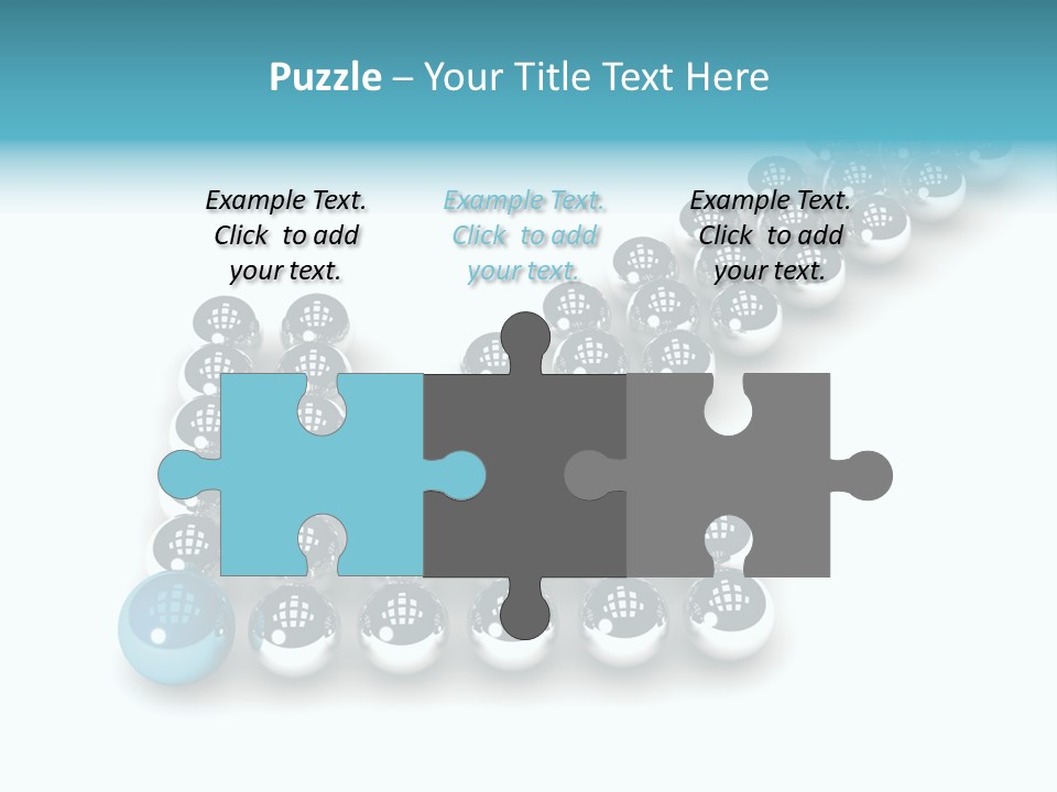 Sphere Sign Reflection PowerPoint Template