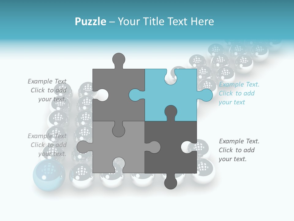 Sphere Sign Reflection PowerPoint Template