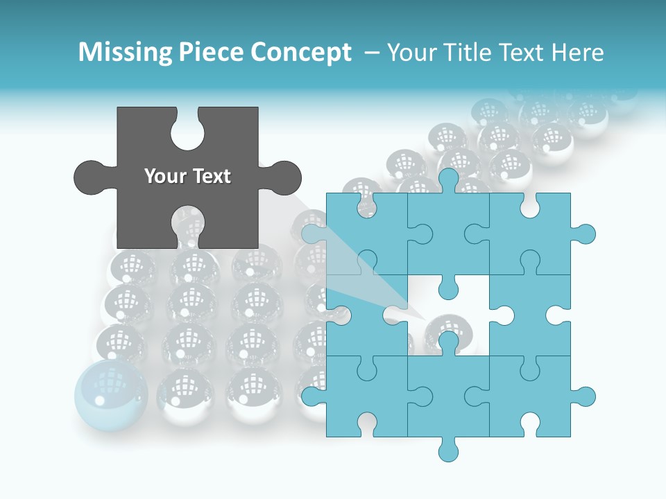 Sphere Sign Reflection PowerPoint Template