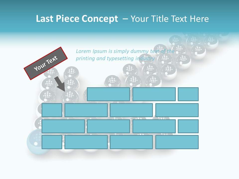 Sphere Sign Reflection PowerPoint Template