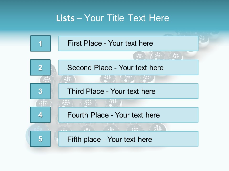 Sphere Sign Reflection PowerPoint Template
