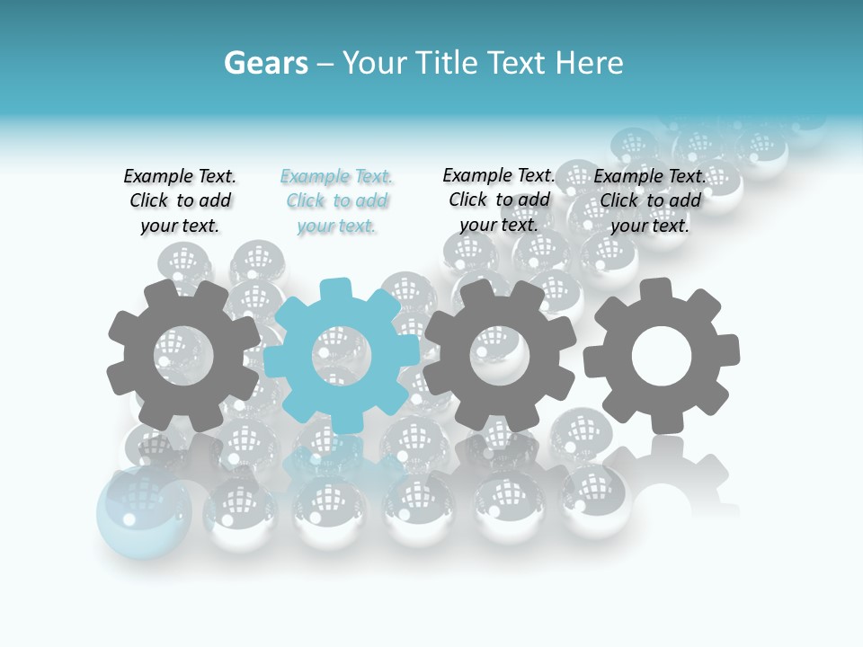 Sphere Sign Reflection PowerPoint Template