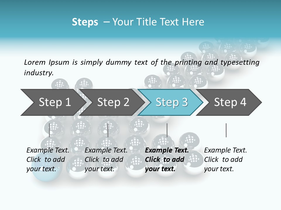 Sphere Sign Reflection PowerPoint Template