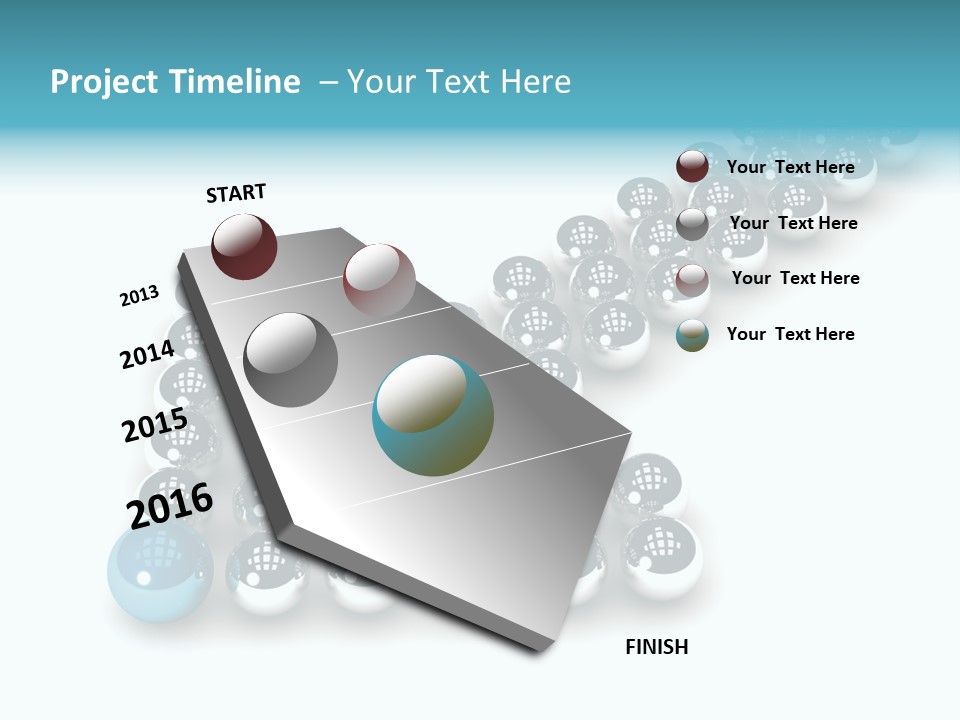 Sphere Sign Reflection PowerPoint Template