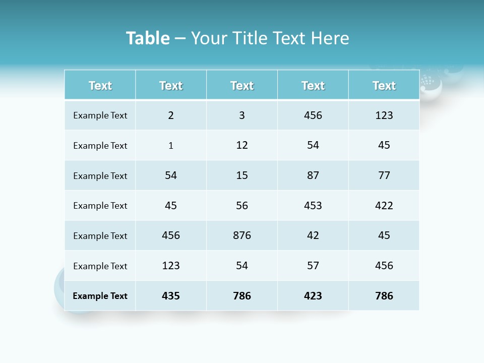 Sphere Sign Reflection PowerPoint Template