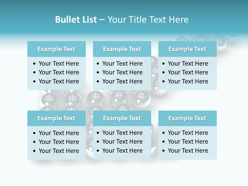 Sphere Sign Reflection PowerPoint Template