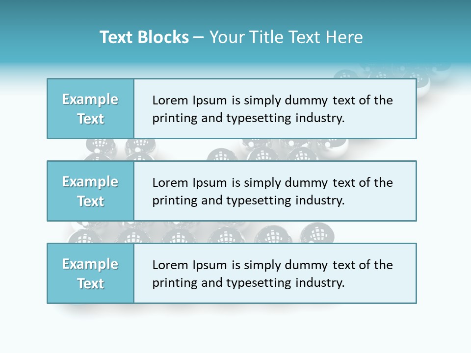 Sphere Sign Reflection PowerPoint Template