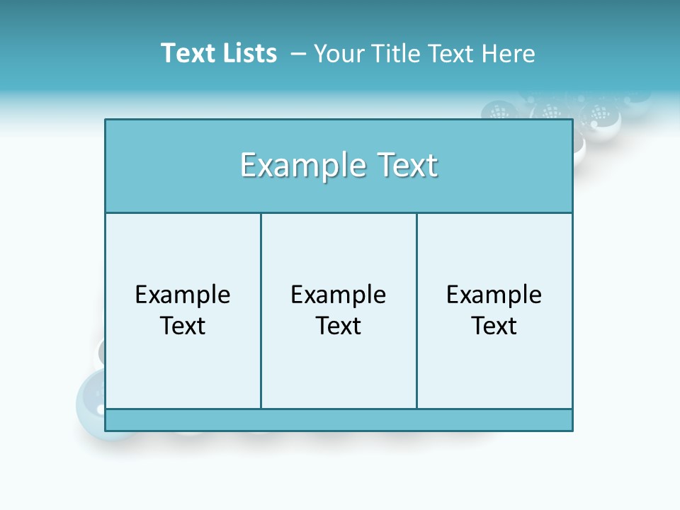 Sphere Sign Reflection PowerPoint Template