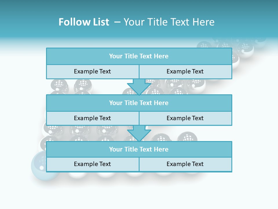 Sphere Sign Reflection PowerPoint Template
