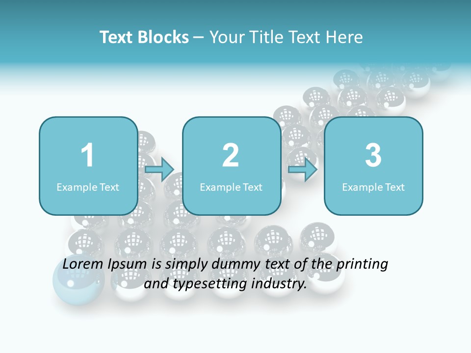Sphere Sign Reflection PowerPoint Template