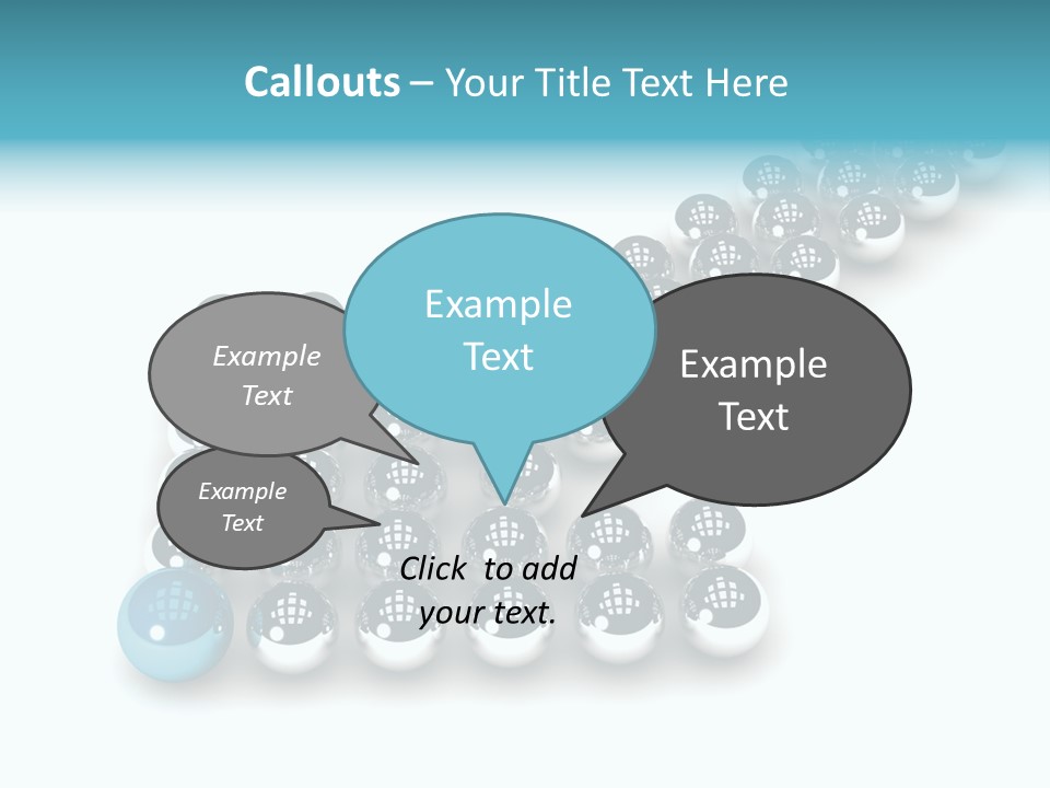 Sphere Sign Reflection PowerPoint Template