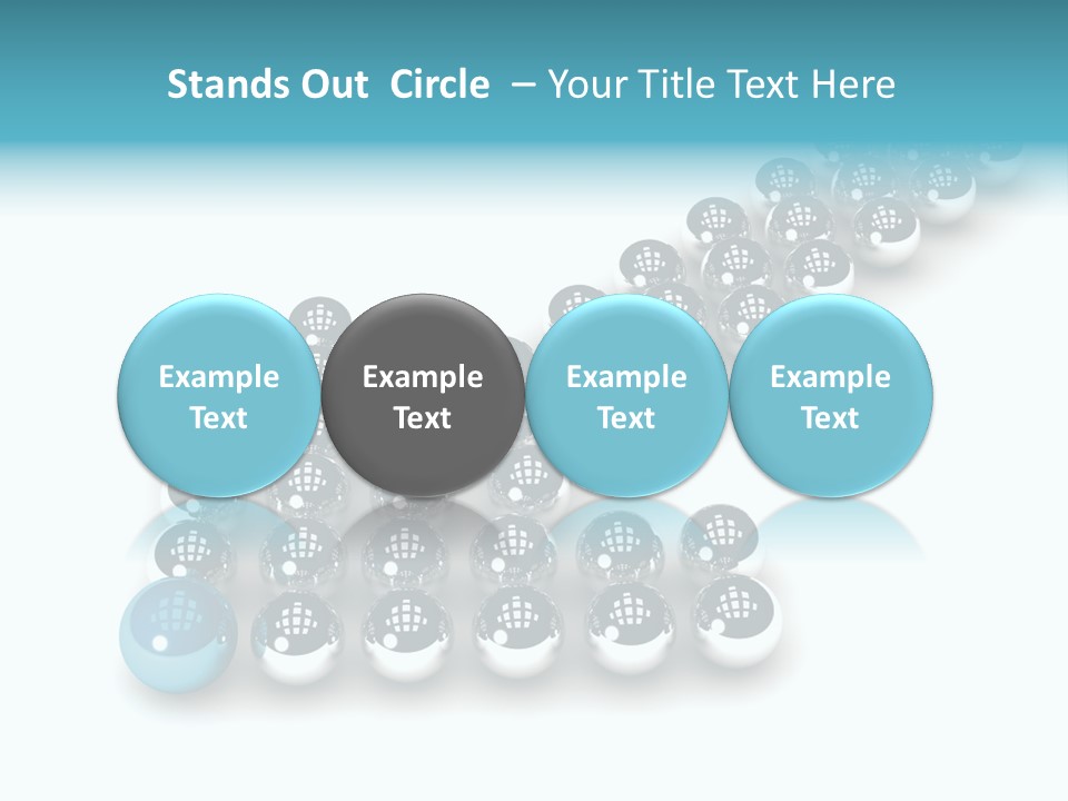 Sphere Sign Reflection PowerPoint Template