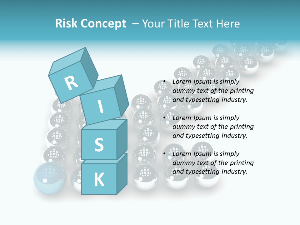 Sphere Sign Reflection PowerPoint Template