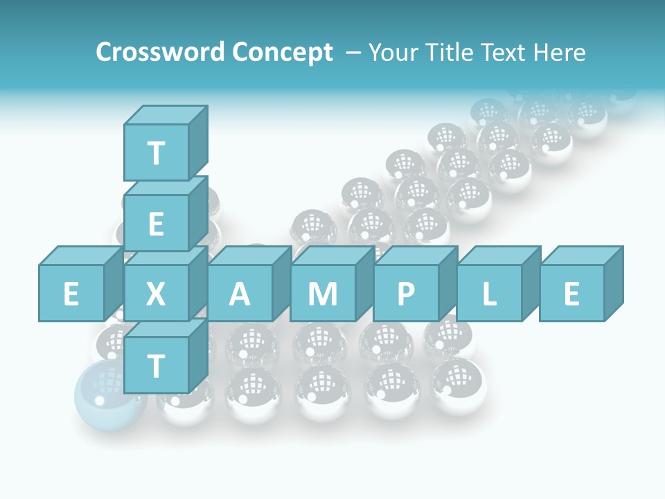 Sphere Sign Reflection PowerPoint Template