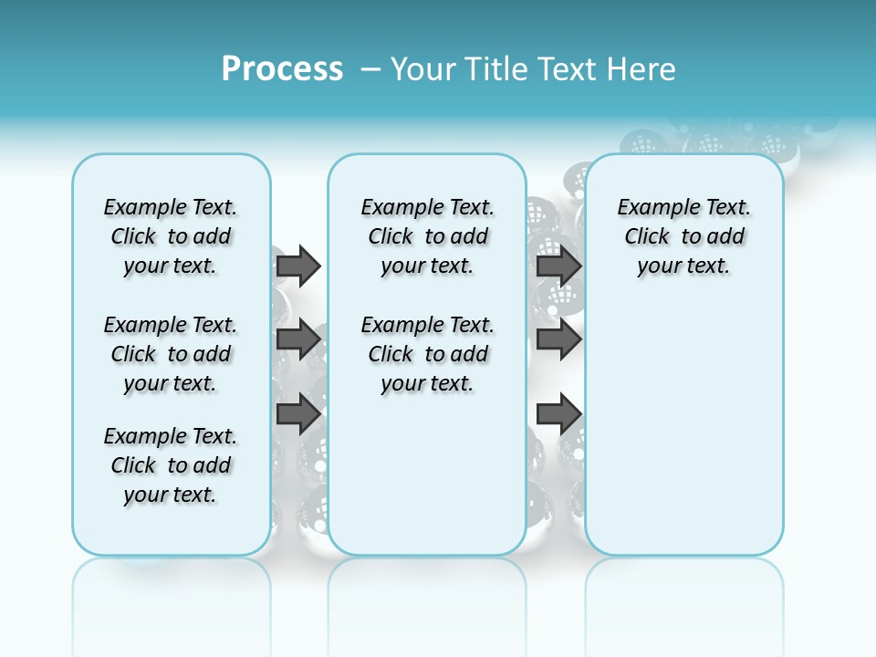 Sphere Sign Reflection PowerPoint Template