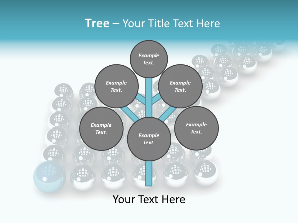 Sphere Sign Reflection PowerPoint Template