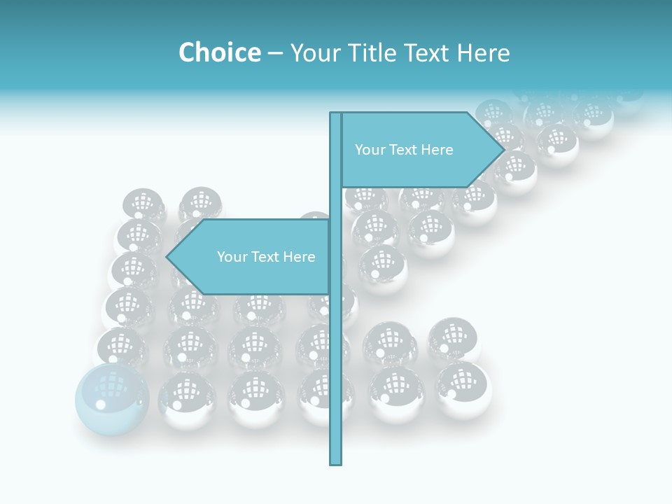 Sphere Sign Reflection PowerPoint Template