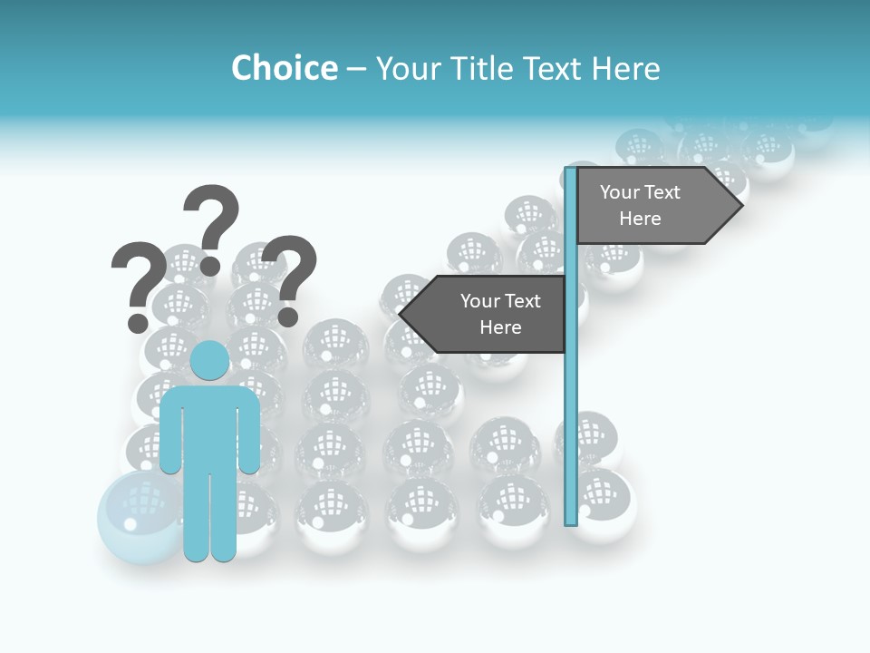 Sphere Sign Reflection PowerPoint Template
