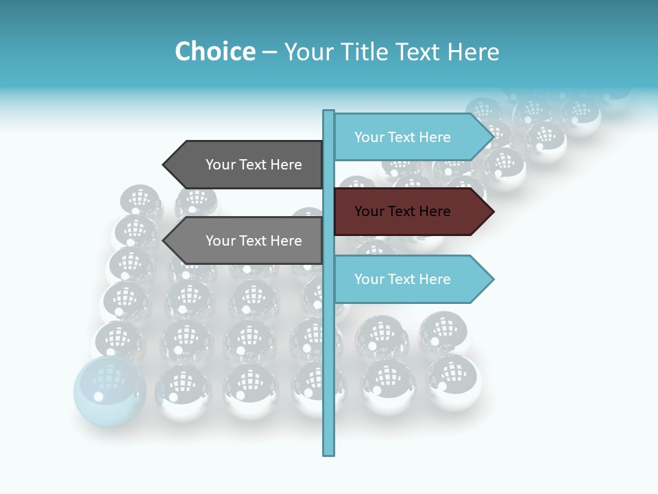 Sphere Sign Reflection PowerPoint Template