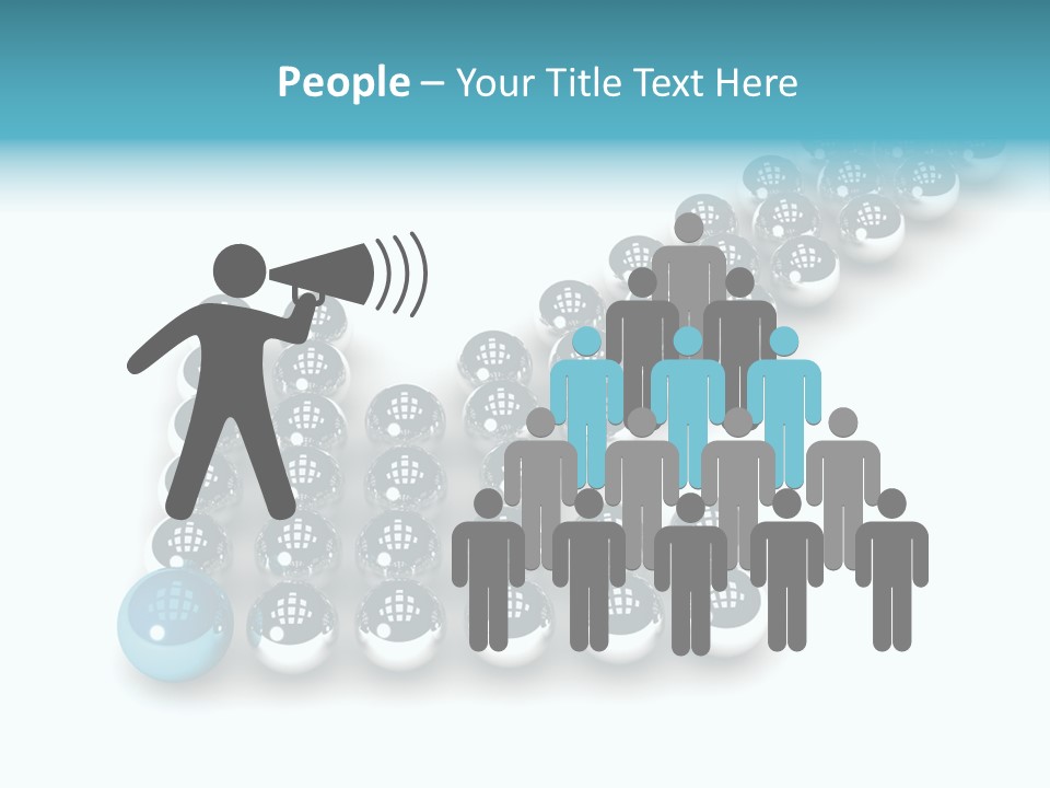 Sphere Sign Reflection PowerPoint Template