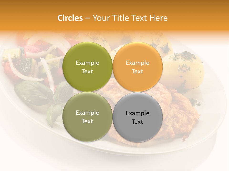 White Tomato Fillet PowerPoint Template