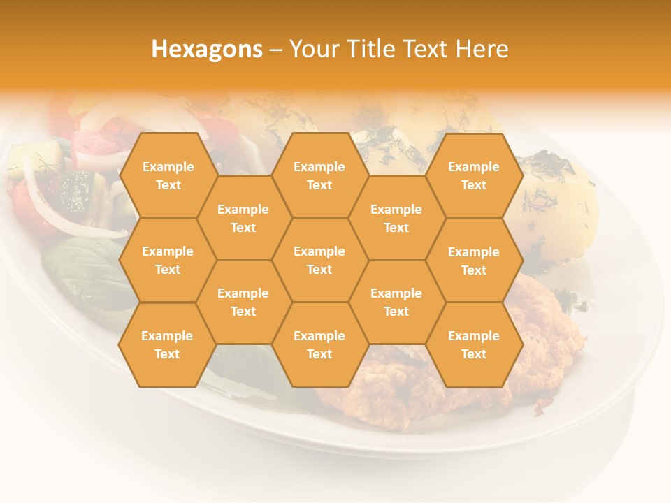 White Tomato Fillet PowerPoint Template