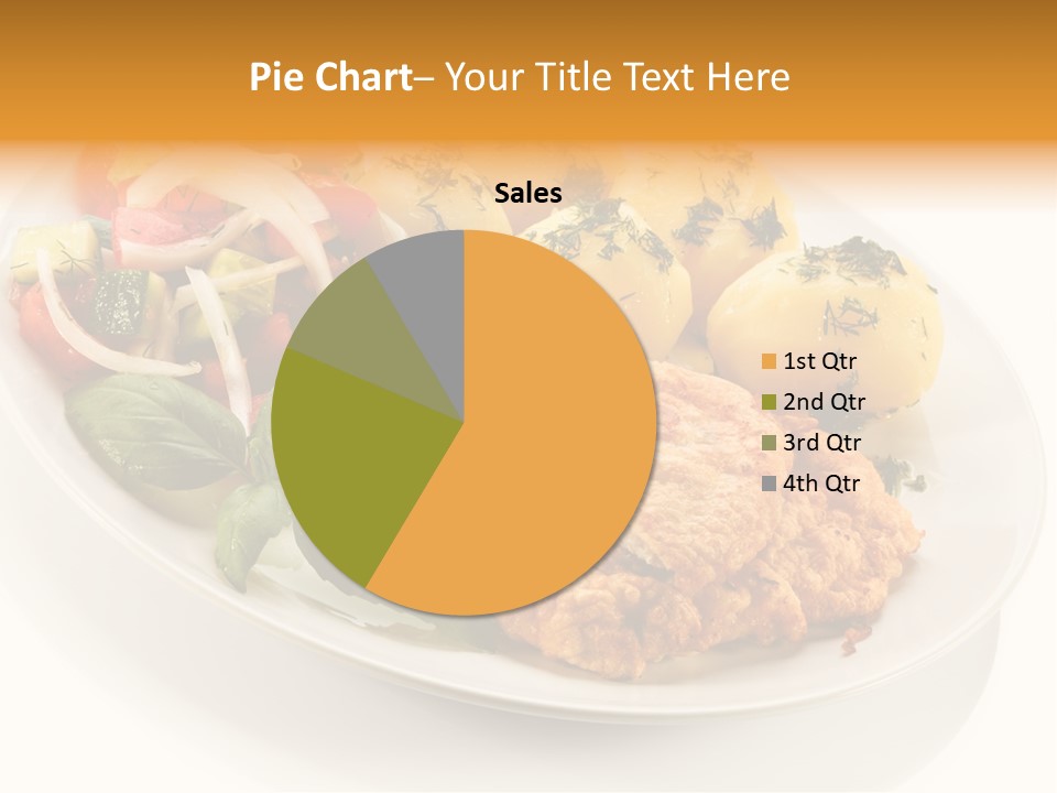 White Tomato Fillet PowerPoint Template