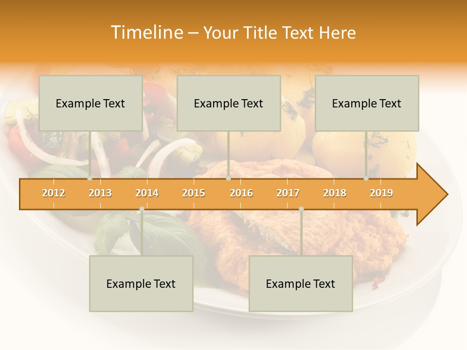 White Tomato Fillet PowerPoint Template