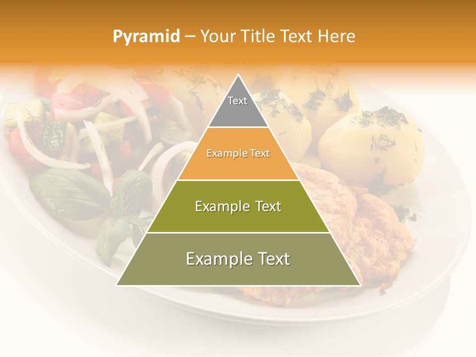 White Tomato Fillet PowerPoint Template